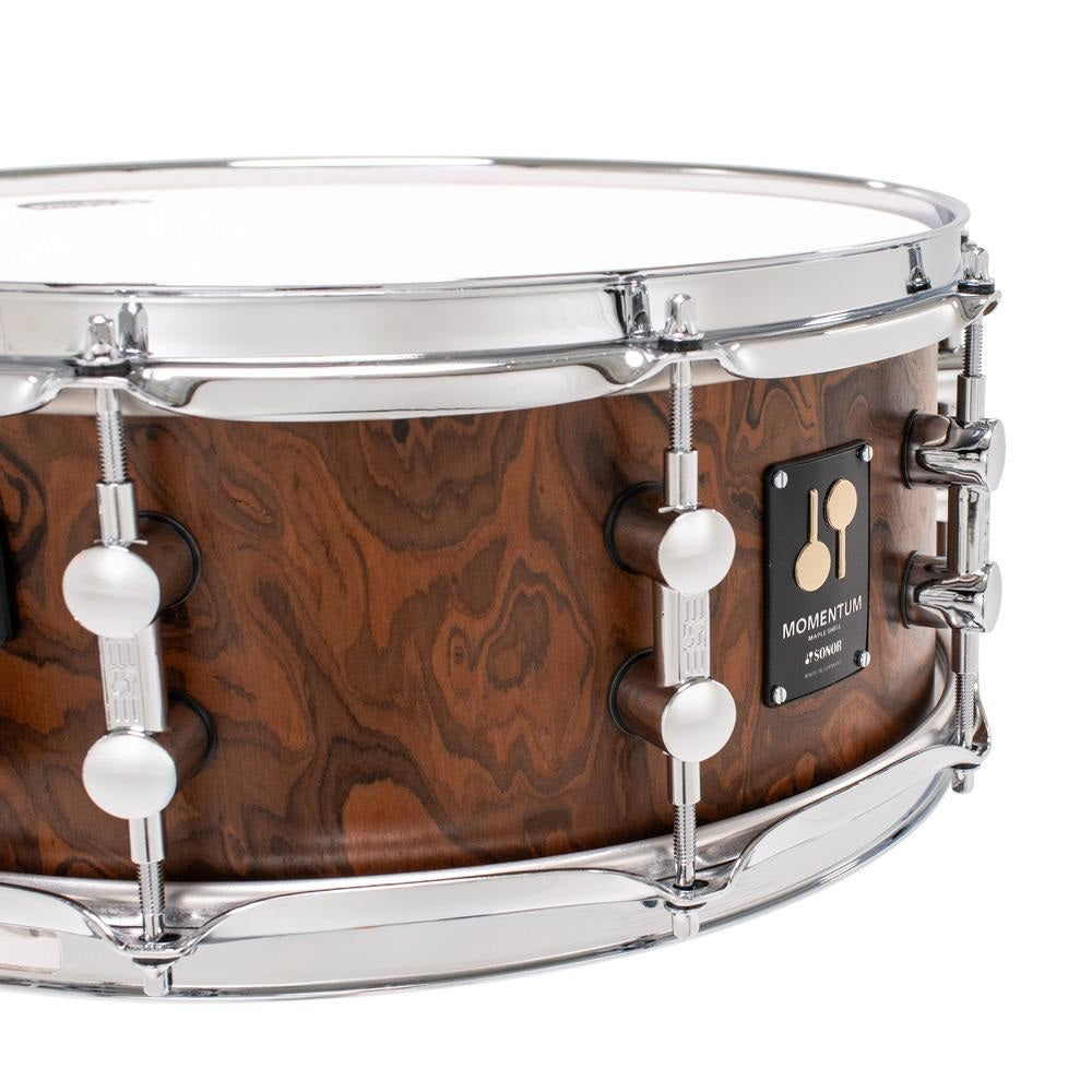 Sonor Momentum Maple Snare Drum 14x5.75 California Burl - Drum Center Of Portsmouth