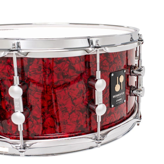 Sonor Momentum Maple Snare Drum 14x6.5 Red Pearl - Drum Center Of Portsmouth