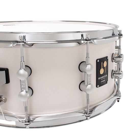 Sonor Momentum Birch Snare Drum 14x6.5 Satin Pure White - Drum Center Of Portsmouth