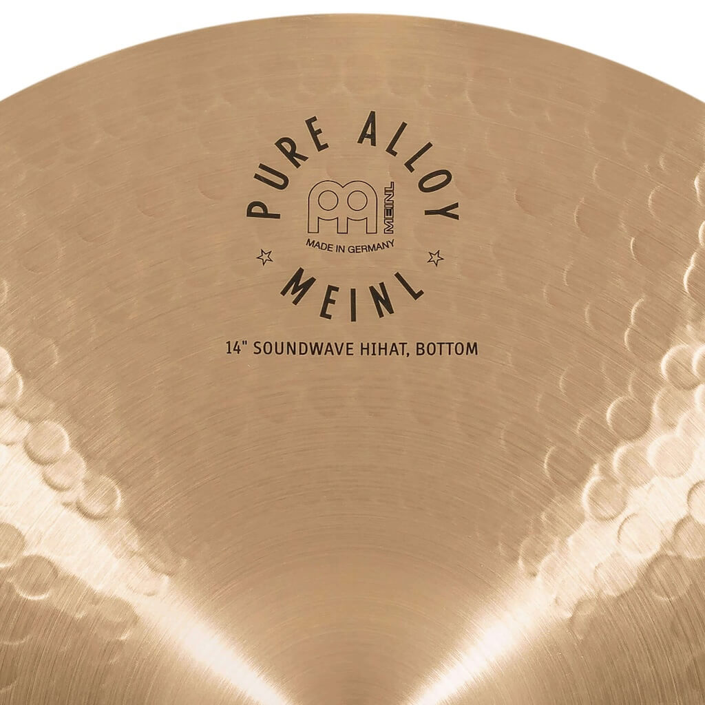 Meinl Pure Alloy Custom Soundwave Hi Hat Cymbals 14 - Drum Center Of Portsmouth
