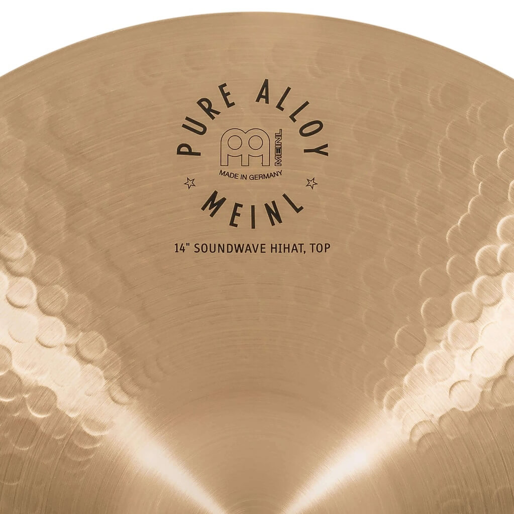 Meinl Pure Alloy Custom Soundwave Hi Hat Cymbals 14 - Drum Center Of Portsmouth