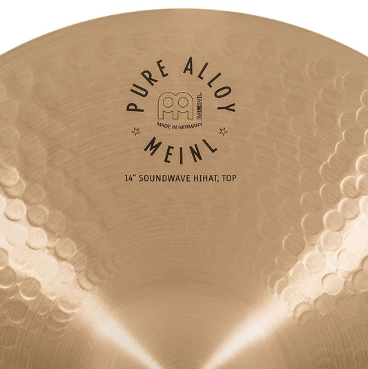 Meinl Pure Alloy Custom Soundwave Hi Hat Cymbals 14 - Drum Center Of Portsmouth