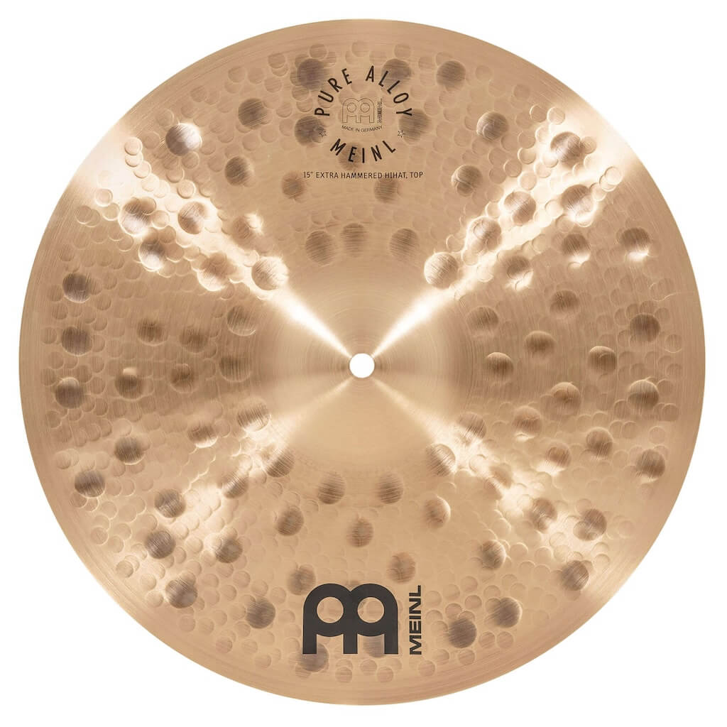 Meinl Pure Alloy Extra Hammered Hi Hat Cymbals 15