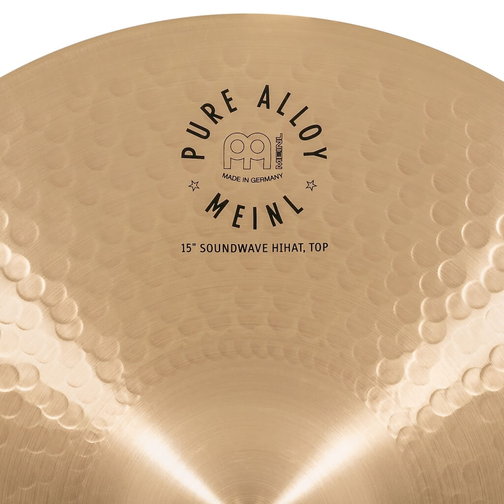 Meinl Pure Alloy Custom Soundwave Hi Hat Cymbals 15 - Drum Center Of Portsmouth
