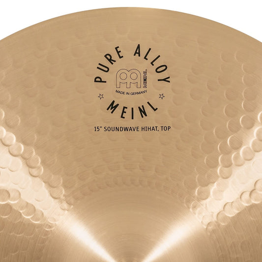 Meinl Pure Alloy Custom Soundwave Hi Hat Cymbals 15 - Drum Center Of Portsmouth