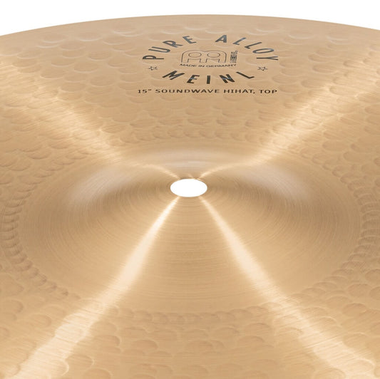 Meinl Pure Alloy Custom Soundwave Hi Hat Cymbals 15 - Drum Center Of Portsmouth