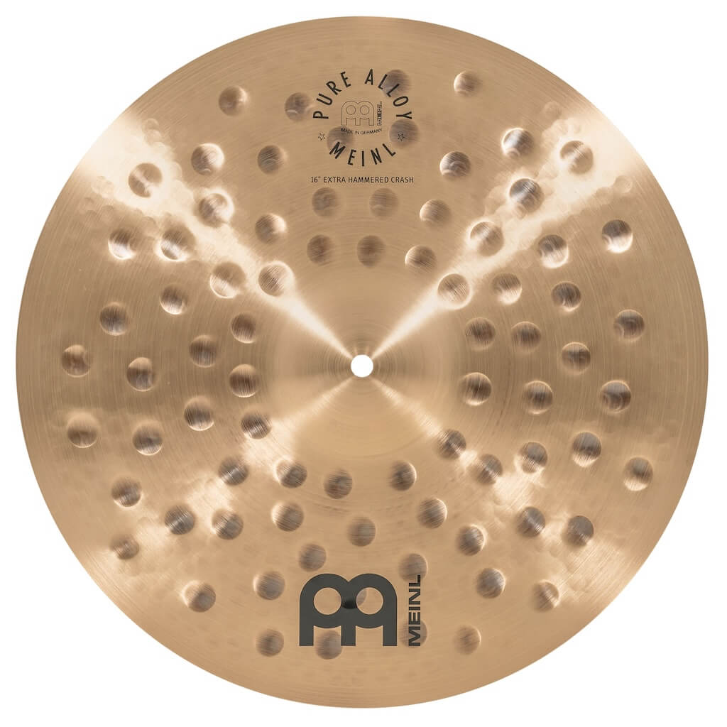 Meinl Pure Alloy Custom Extra Hammered Crash Cymbal 16 - Drum Center Of Portsmouth