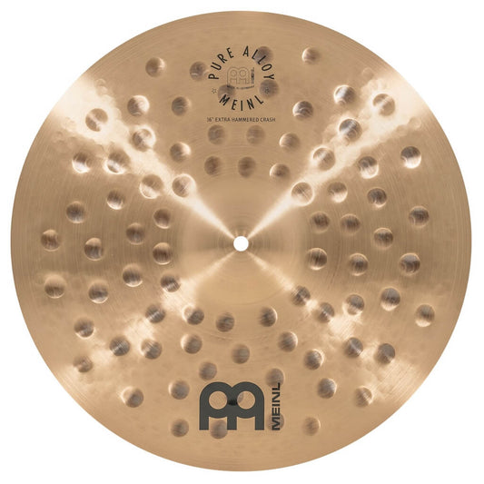 Meinl Pure Alloy Custom Extra Hammered Crash Cymbal 16 - Drum Center Of Portsmouth