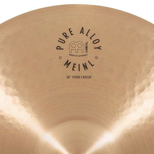 Meinl Pure Alloy Custom Thin Crash Cymbal 16 - Drum Center Of Portsmouth