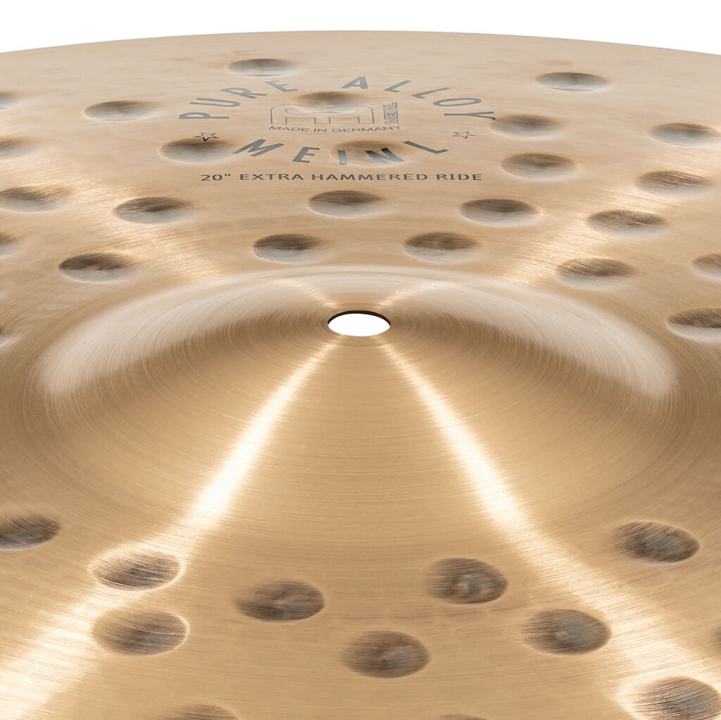 Meinl Pure Alloy Custom Extra Hammered Ride Cymbal 20 - Drum Center Of Portsmouth