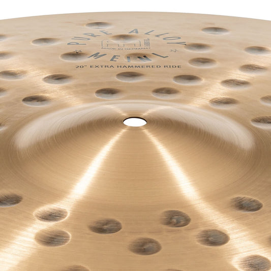 Meinl Pure Alloy Custom Extra Hammered Ride Cymbal 20 - Drum Center Of Portsmouth