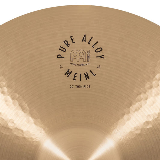Meinl Pure Alloy Custom Thin Ride Cymbal 20 - Drum Center Of Portsmouth