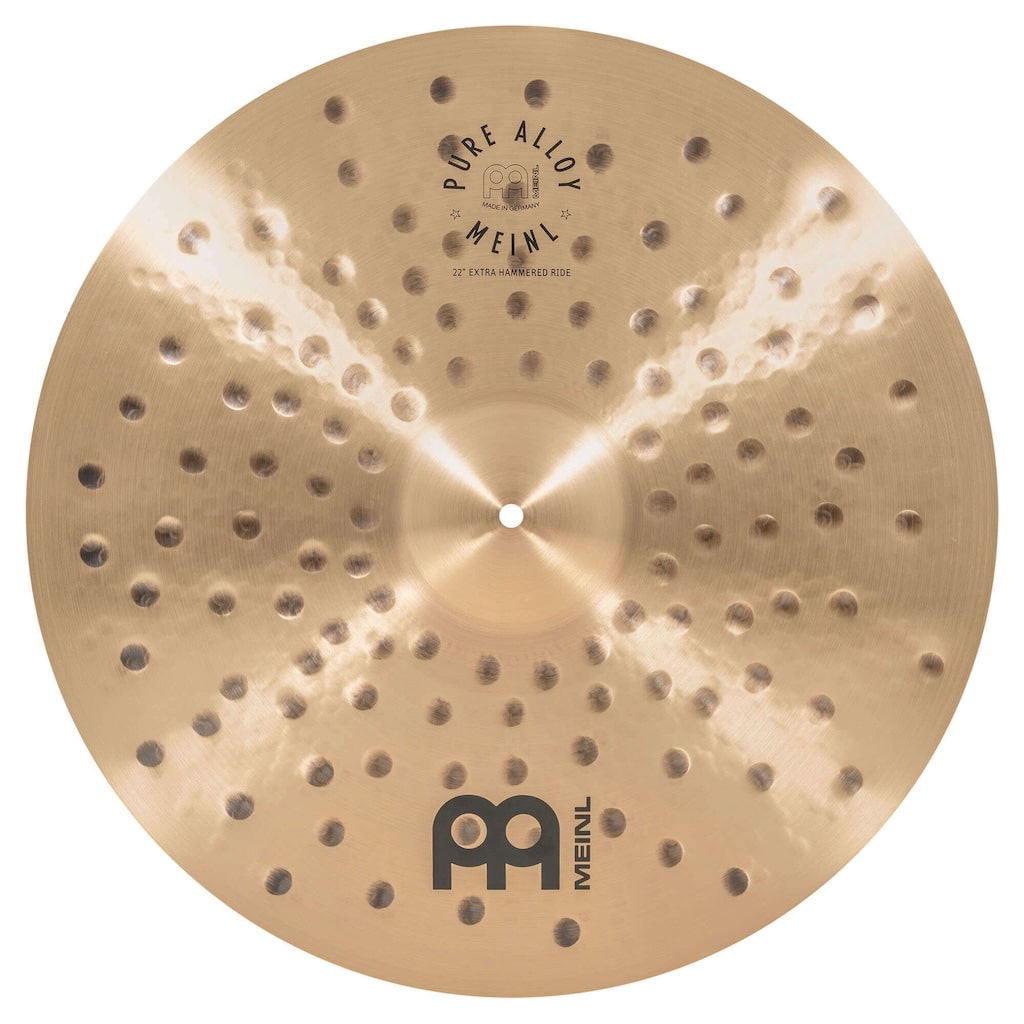 Meinl Pure Alloy Custom Extra Hammered Ride Cymbal 22 - Drum Center Of Portsmouth