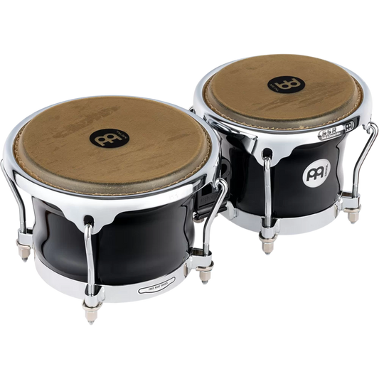 Meinl Free Ride Series Fibercraft Bongos 7 & 8 1/2 Black - Drum Center Of Portsmouth