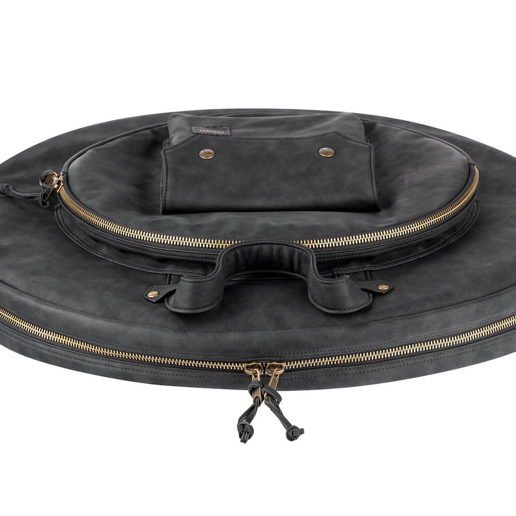 Meinl Vintage Hyde Cymbal Bag 22 Classic Black - Drum Center Of Portsmouth