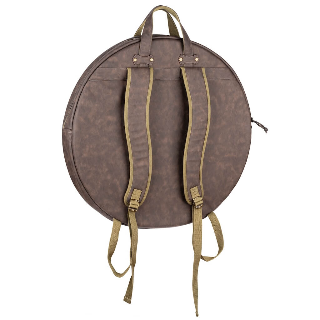 Meinl Vintage Hyde Cymbal Bag 22 Dark Brown - Drum Center Of Portsmouth