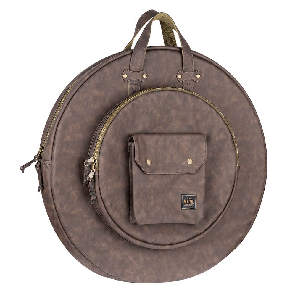 Meinl Vintage Hyde Cymbal Bag 22 Dark Brown - Drum Center Of Portsmouth