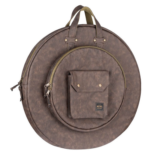Meinl Vintage Hyde Cymbal Bag 22 Dark Brown - Drum Center Of Portsmouth