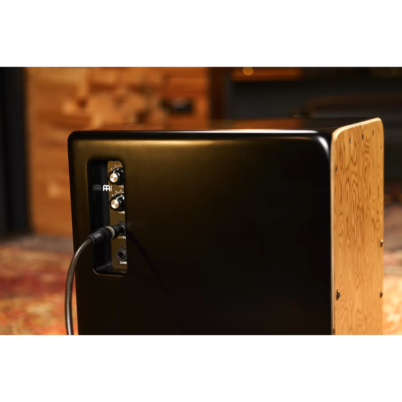 Meinl Woodcraft Pickup Cajon Woodcraft Professional Makah-burl Frontplate - Drum Center Of Portsmouth