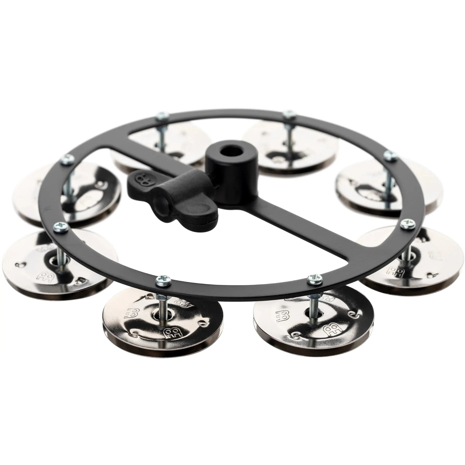 [SO] Meinl Headliner Hi Hat Tambourine 5 Steel Jingles 1 Row Black - Drum Center Of Portsmouth