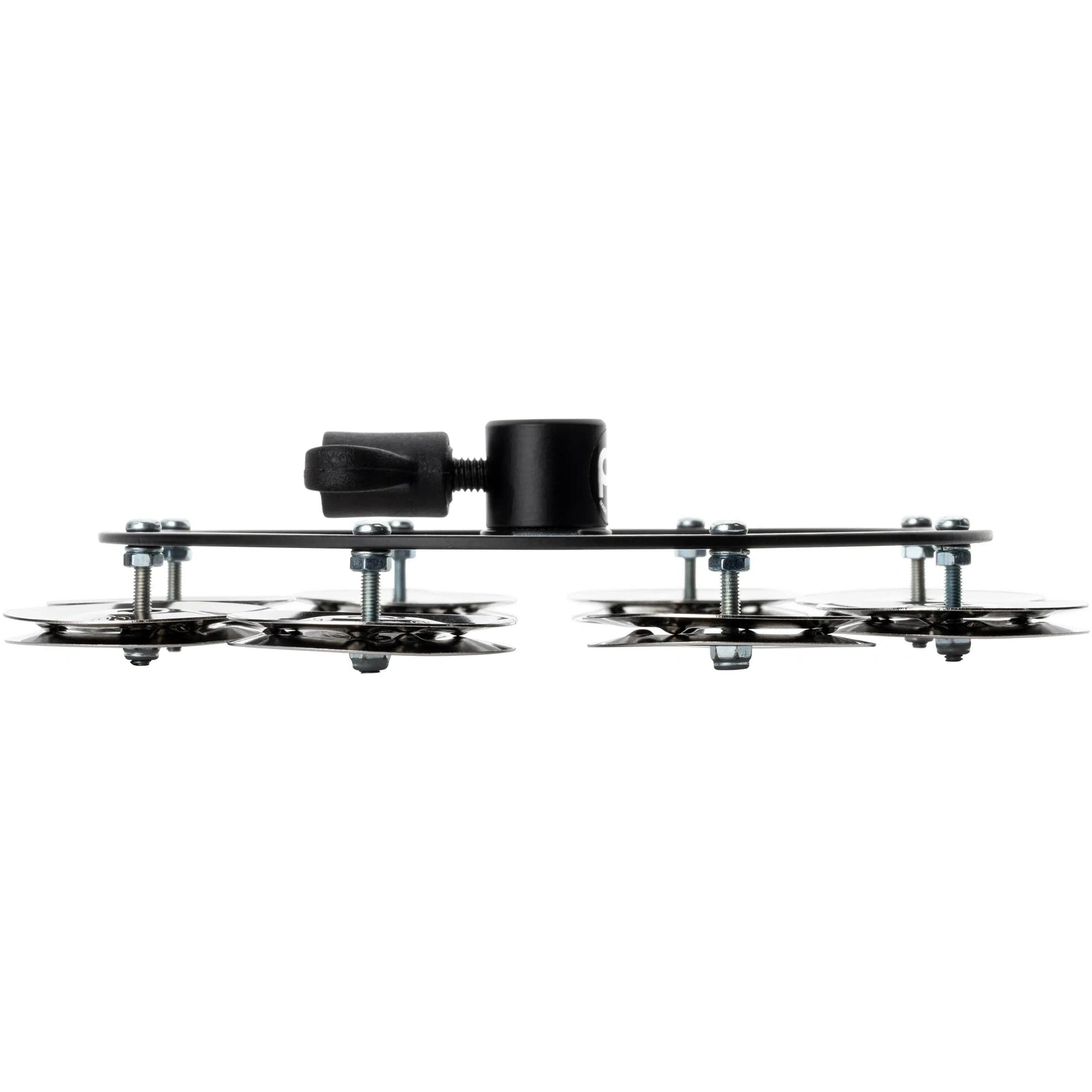 [SO] Meinl Headliner Hi Hat Tambourine 5 Steel Jingles 1 Row Black - Drum Center Of Portsmouth