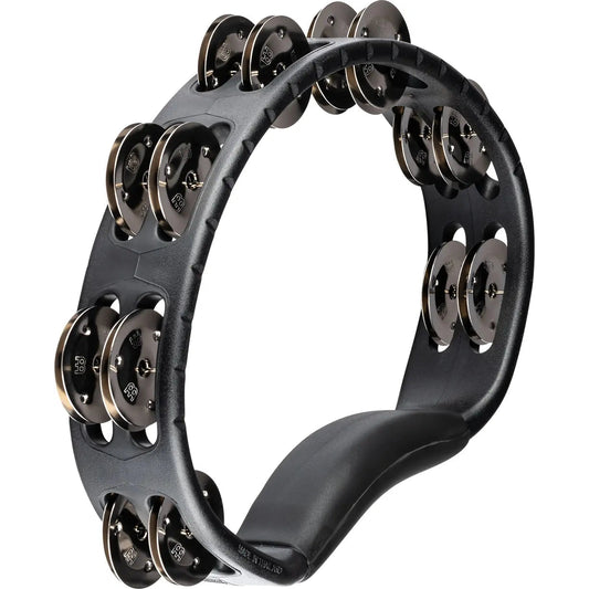 [SO] Meinl Headliner ABS Hand Held Tambourine Steel Jingles Black - Drum Center Of Portsmouth
