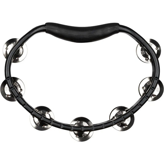 [SO] Meinl Headliner ABS Hand Held Tambourine Steel Jingles Black - Drum Center Of Portsmouth