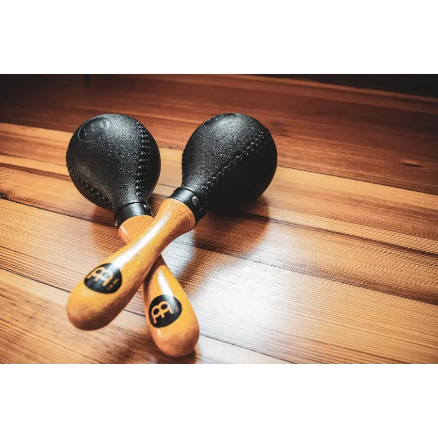 [SO] Meinl Plastic Maracas Concert Black - Drum Center Of Portsmouth