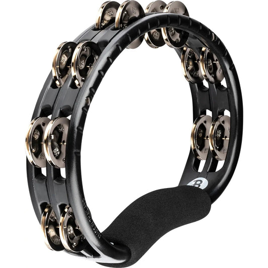 [SO] Meinl ABS Hand Held Tambourine Steel Jingles Black - Drum Center Of Portsmouth