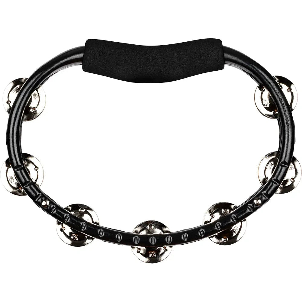 [SO] Meinl ABS Hand Held Tambourine Steel Jingles Black - Drum Center Of Portsmouth