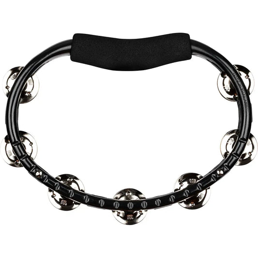 [SO] Meinl ABS Hand Held Tambourine Steel Jingles Black - Drum Center Of Portsmouth