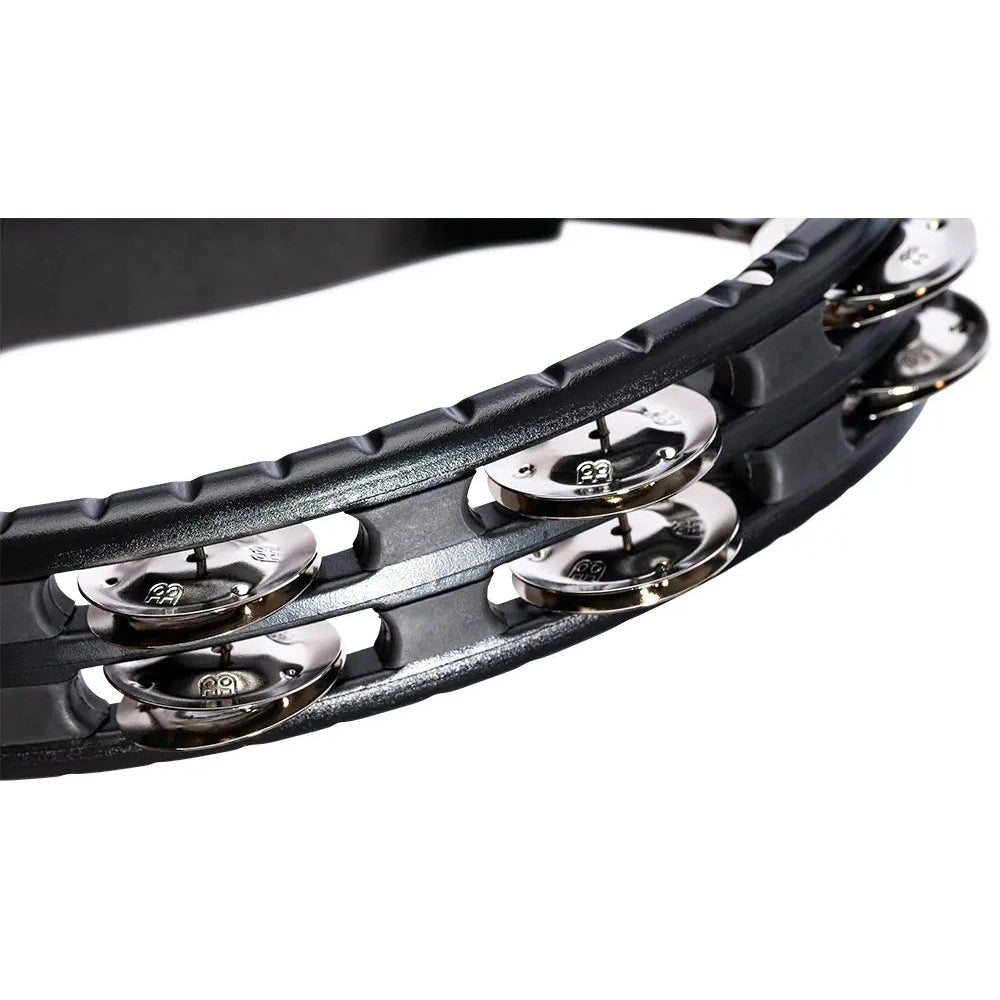 [SO] Meinl ABS Hand Held Tambourine Steel Jingles Black - Drum Center Of Portsmouth
