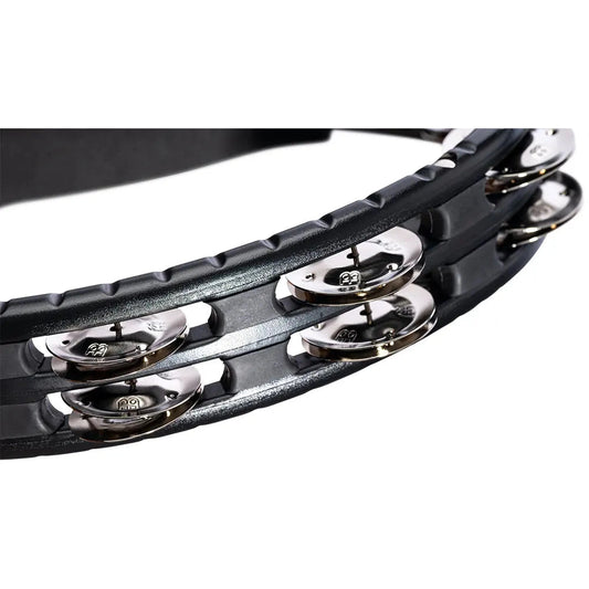 [SO] Meinl ABS Hand Held Tambourine Steel Jingles Black - Drum Center Of Portsmouth