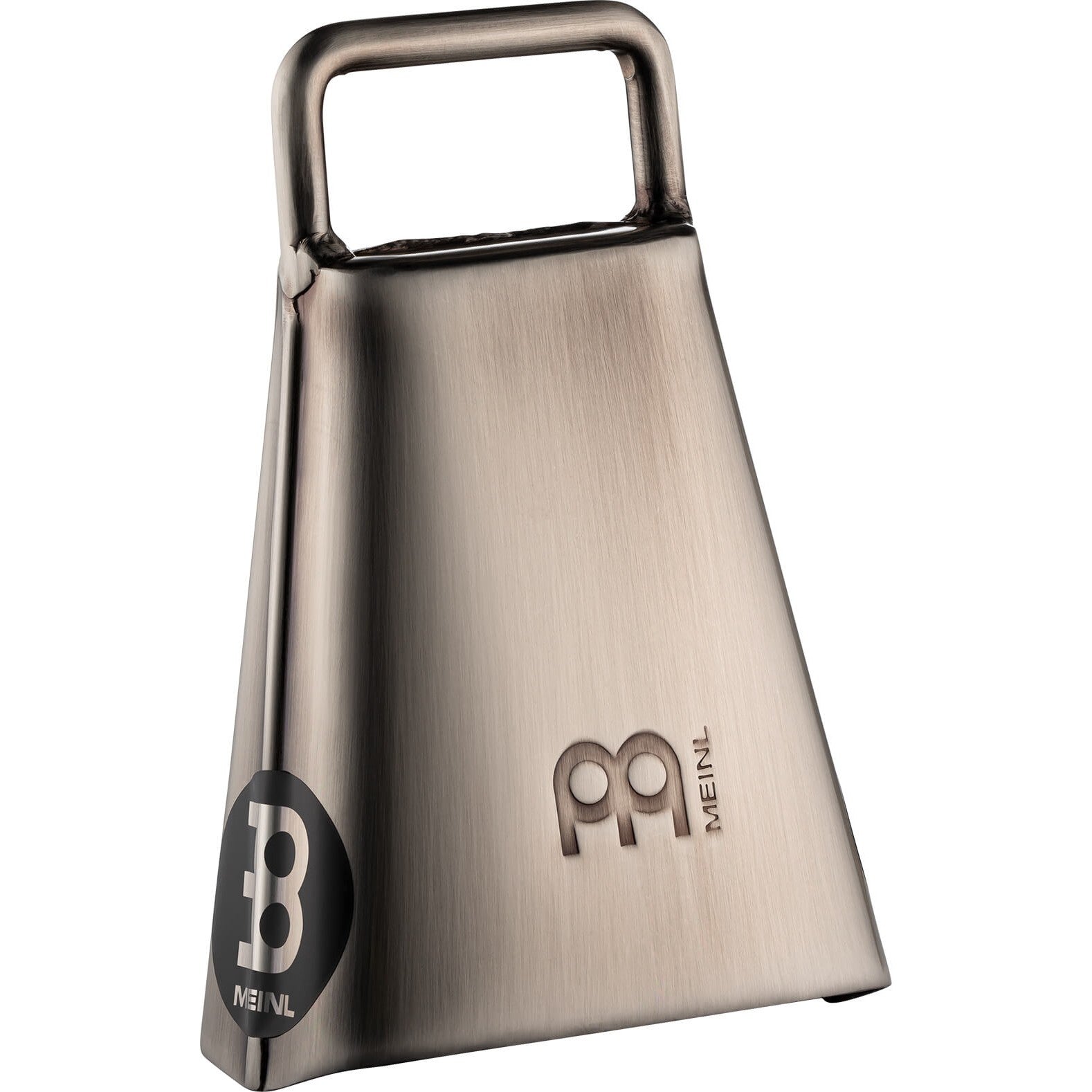 Meinl Handheld 4 1/2 Hand Brushed Steel Finish Bell - Drum Center Of Portsmouth