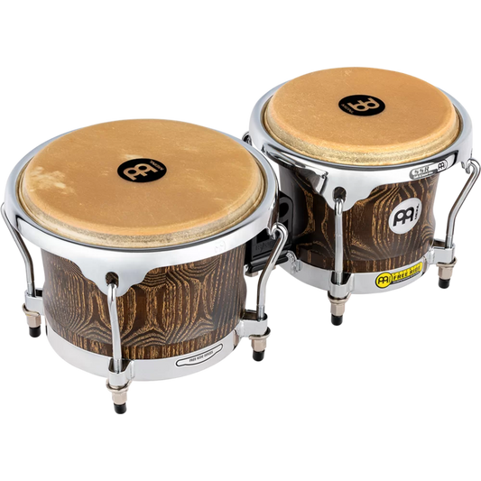 Meinl Woodcraft Bongos Vintage Brown 7 & 8 1/2 - Drum Center Of Portsmouth