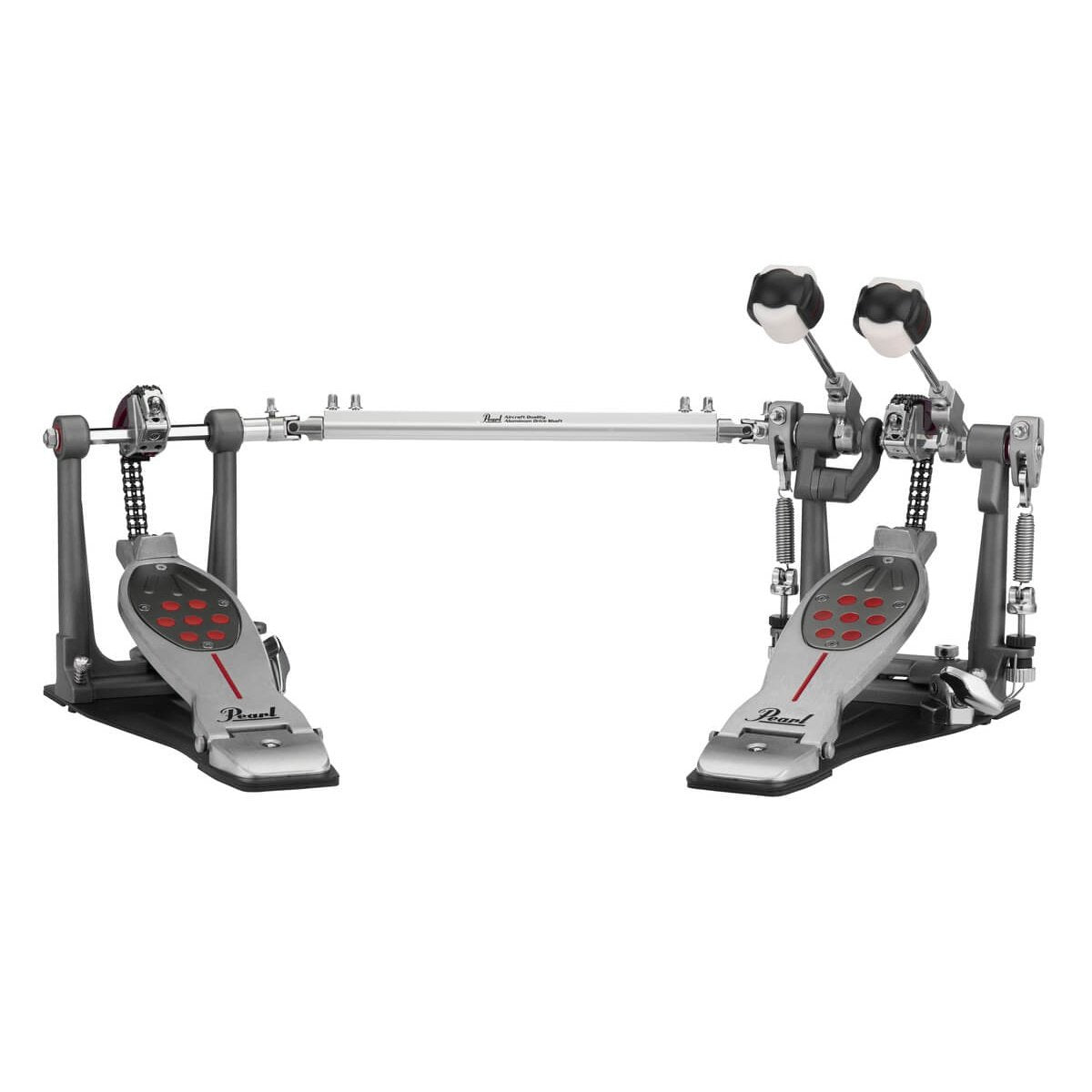 electronic drum set with double bass pedal Pearl P2052C Eliminator Redline Chain Drive Double Bass Drum Pedal