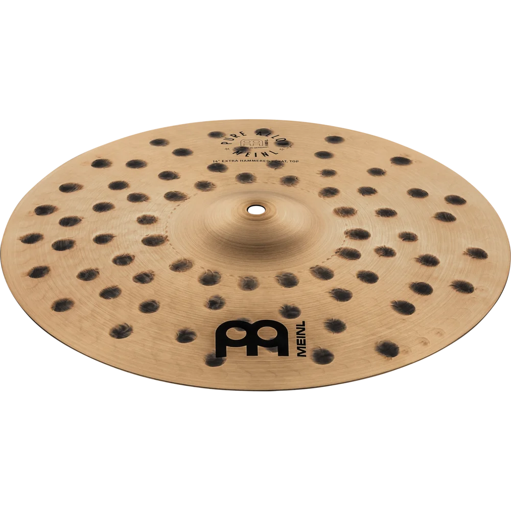 Meinl Pure Alloy Extra Hammered Hi Hat Cymbals 14" - Drum Center Of Portsmouth