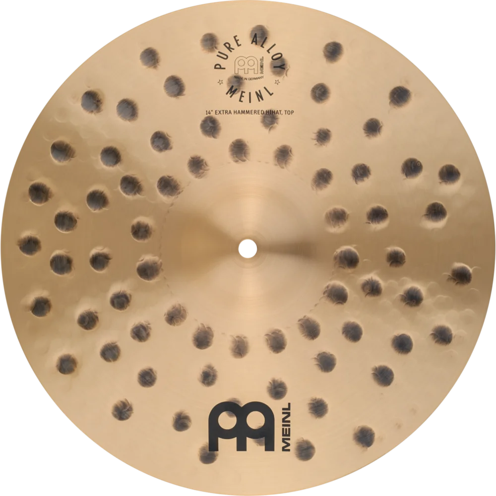Meinl Pure Alloy Extra Hammered Hi Hat Cymbals 14" - Drum Center Of Portsmouth