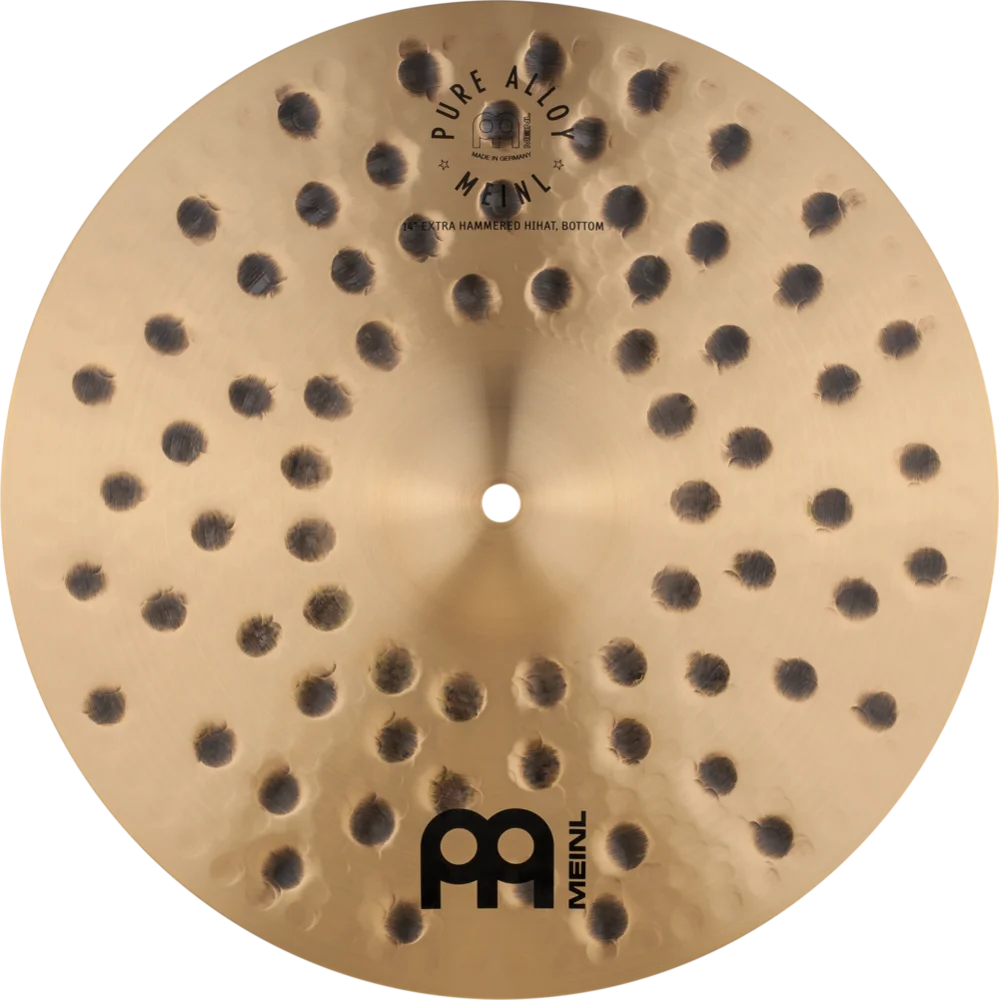 Meinl Pure Alloy Extra Hammered Hi Hat Cymbals 14" - Drum Center Of Portsmouth
