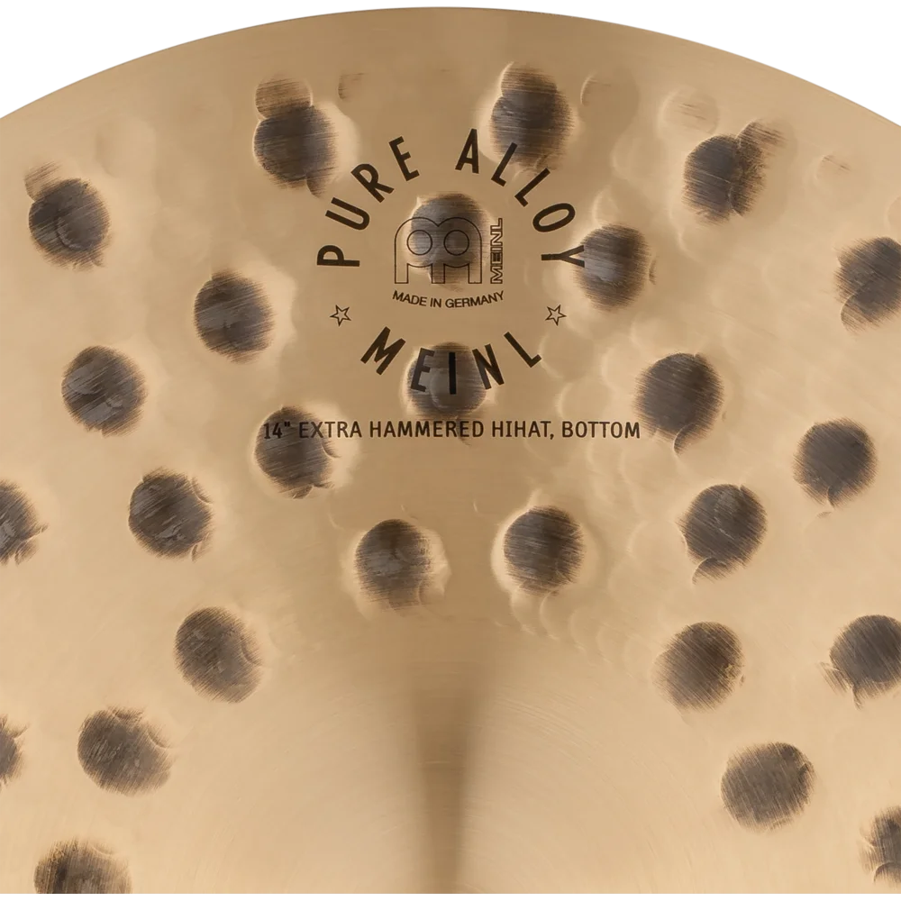 Meinl Pure Alloy Extra Hammered Hi Hat Cymbals 14" - Drum Center Of Portsmouth