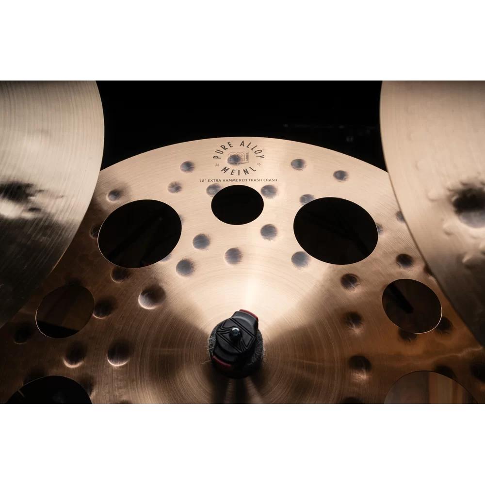 Meinl Pure Alloy Extra Hammered Trash Crash Cymbal 18"