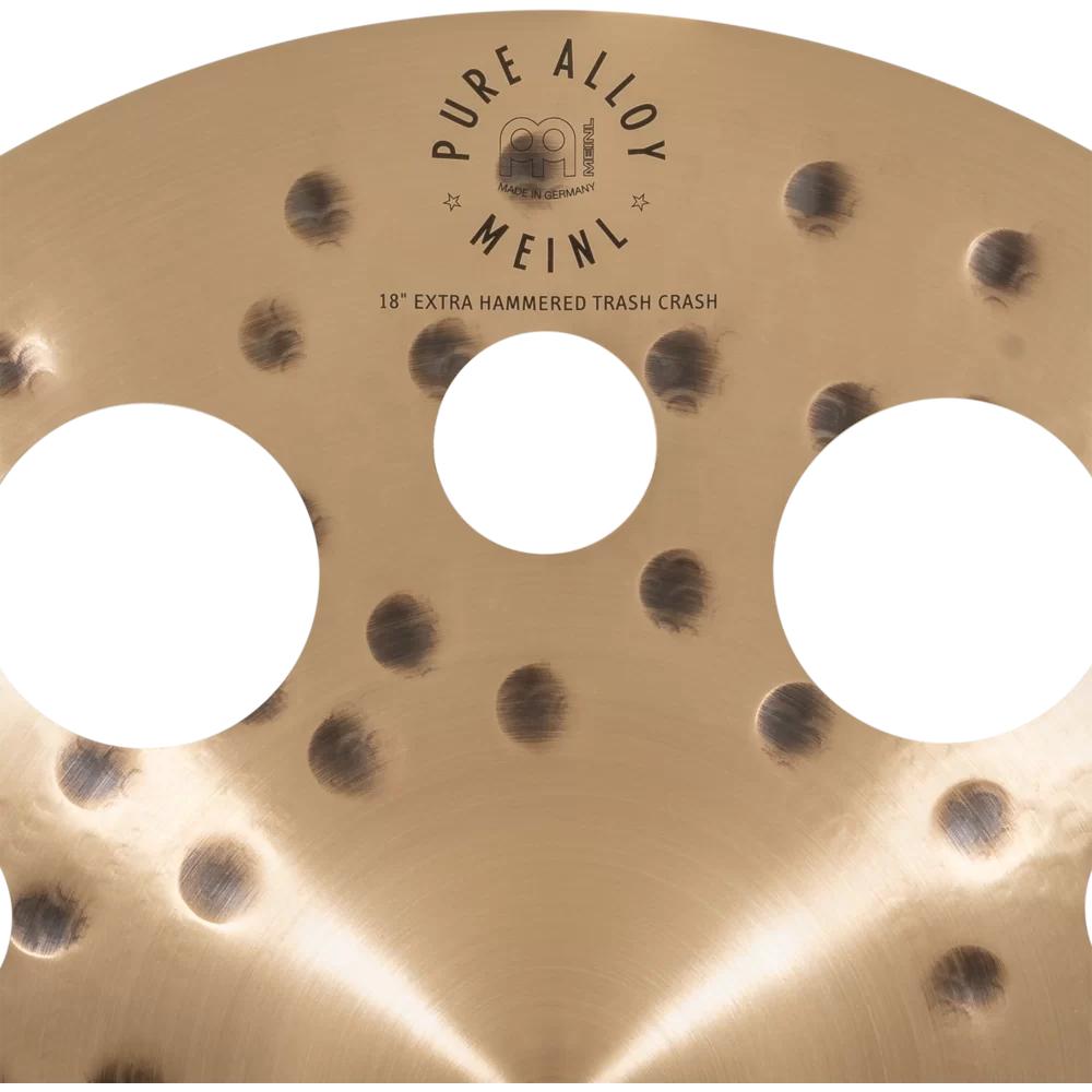 Meinl Pure Alloy Extra Hammered Trash Crash Cymbal 18"