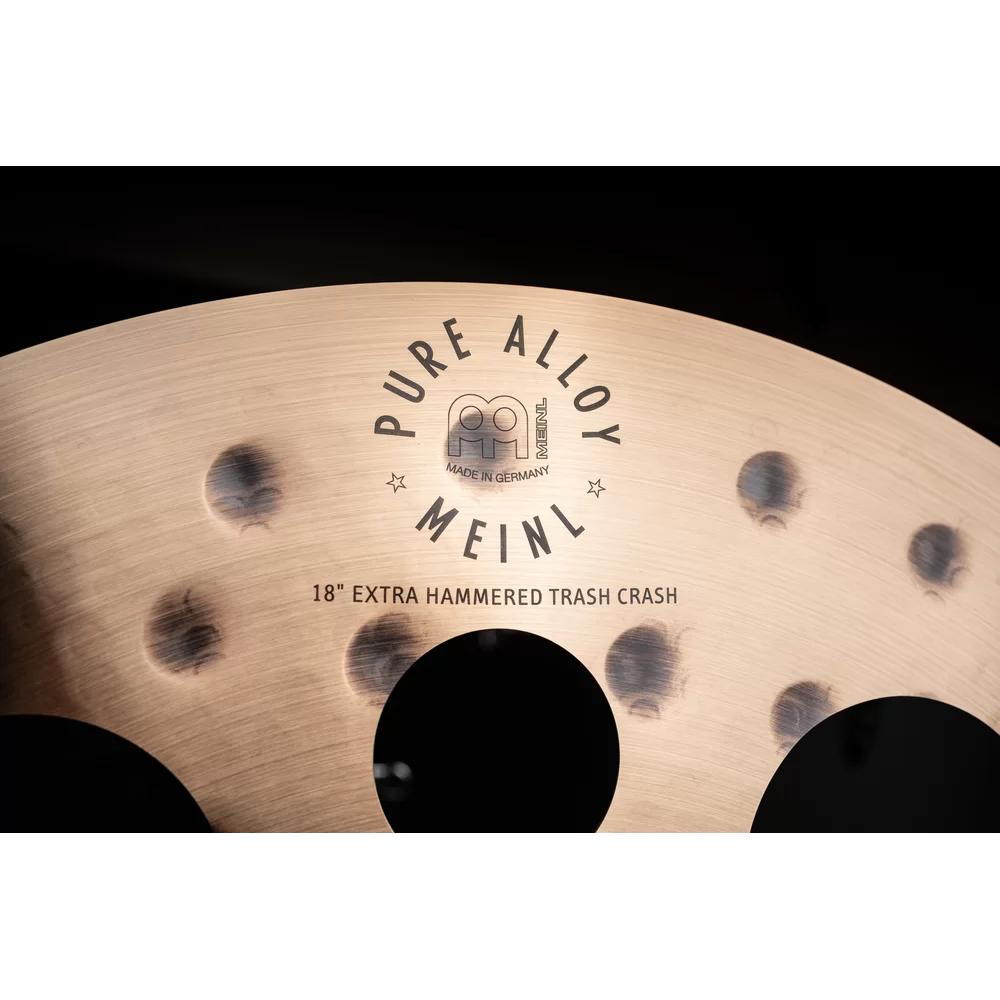 Meinl Pure Alloy Extra Hammered Trash Crash Cymbal 18"