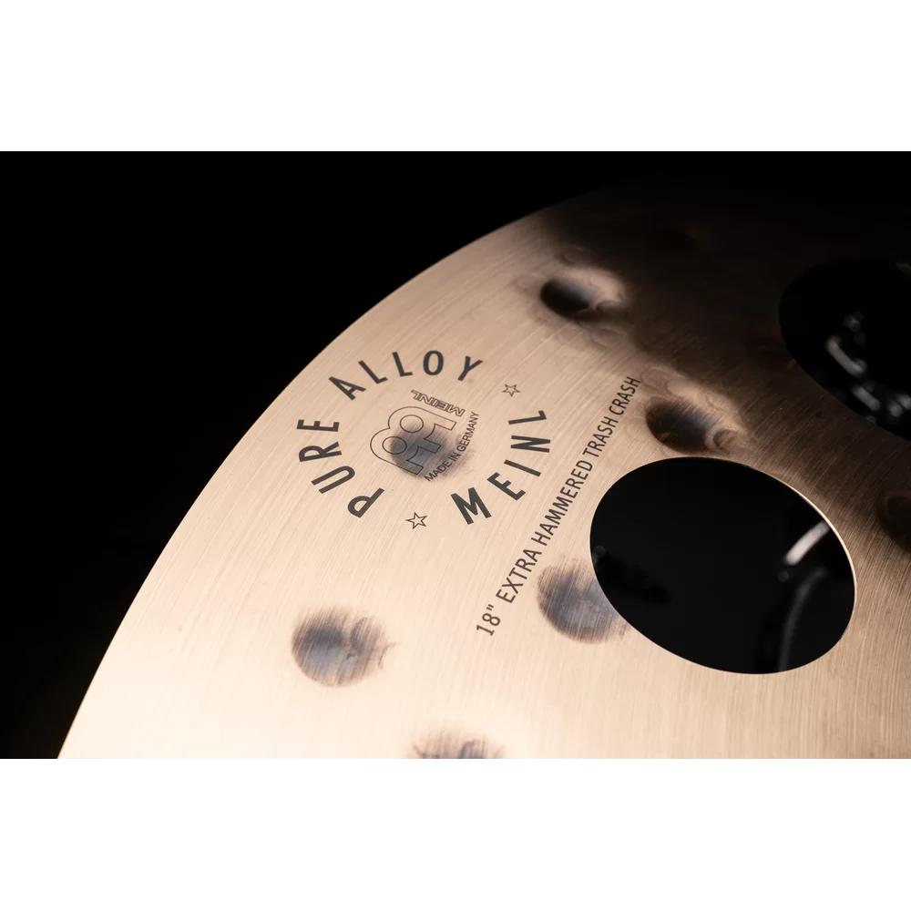 Meinl Pure Alloy Extra Hammered Trash Crash Cymbal 18"