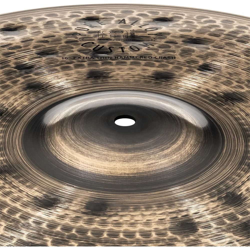 Meinl Pure Alloy Custom Extra Thin Hammered Crash Cymbal 16"