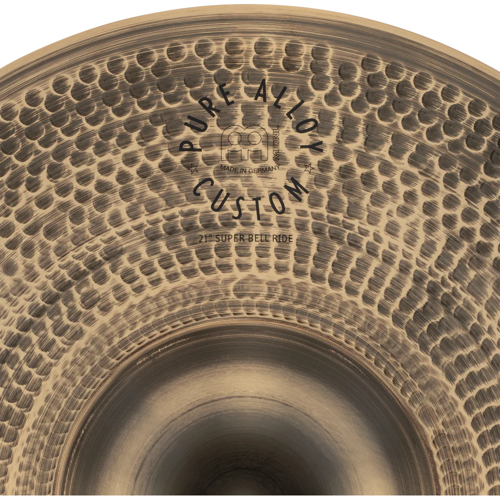 Meinl Pure Alloy Custom Super Bell Ride Cymbal 21" - Drum Center Of Portsmouth