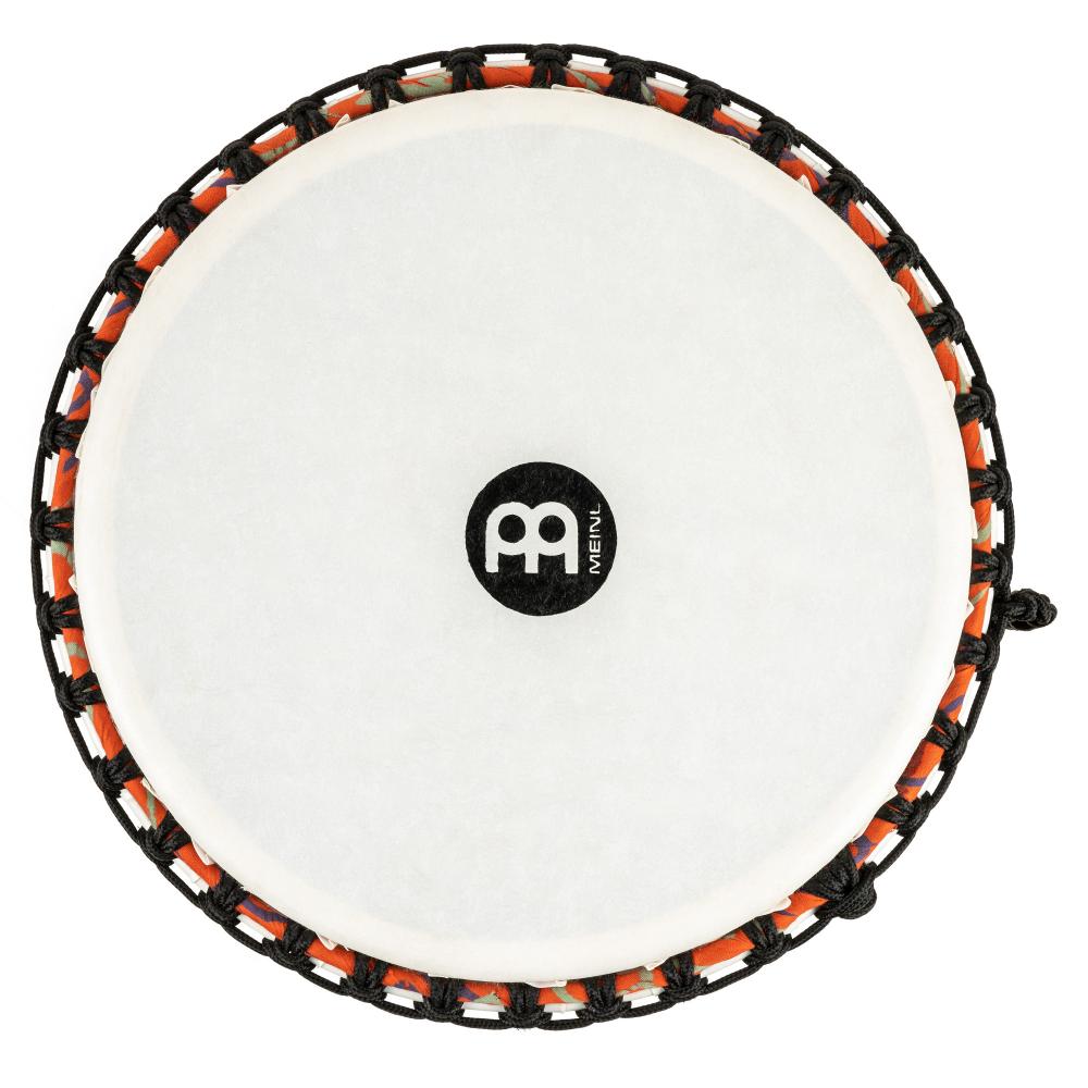 Meinl Rope Tuned Travel Djembe, 14, Pharaoh's Script, Synthetic Head - Drum Center Of Portsmouth