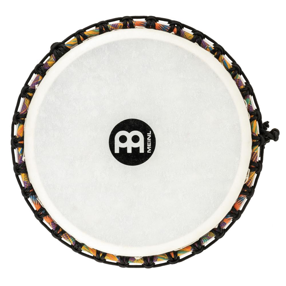 Meinl Rope Tuned Travel Djembe, 12, Kenyan Quilt, Synthetic Head - Drum Center Of Portsmouth