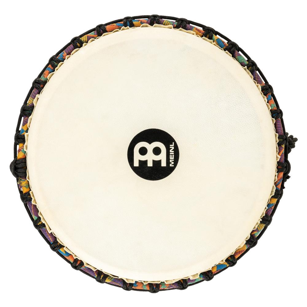 Meinl Rope Tuned Travel Djembe, 12, Kenyan Quilt, Goat Head - Drum Center Of Portsmouth