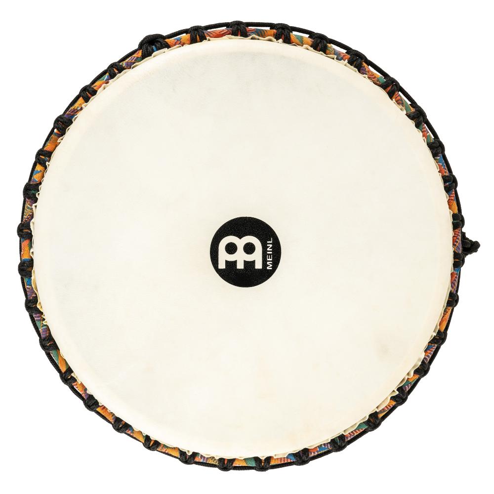 [SO] Meinl Rope Tuned Travel Djembe, 14, Kenyan Quilt, Goat Head - Drum Center Of Portsmouth
